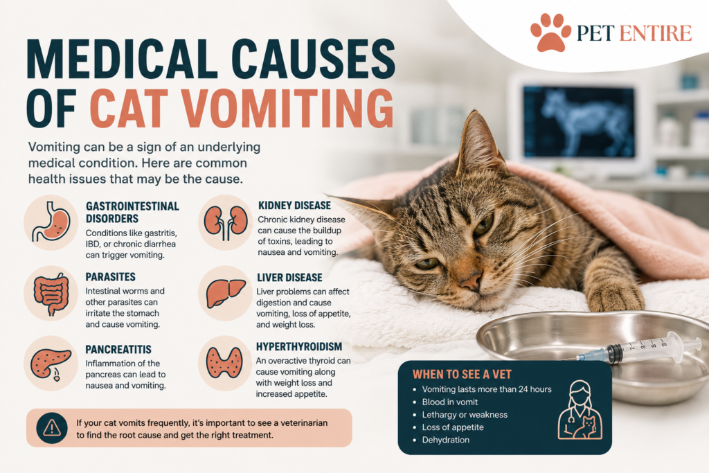 Medical Causes of Cat Vomiting